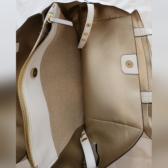 Nine West Large White Purse - Picture 3 of 11